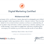 digital marketing certificate